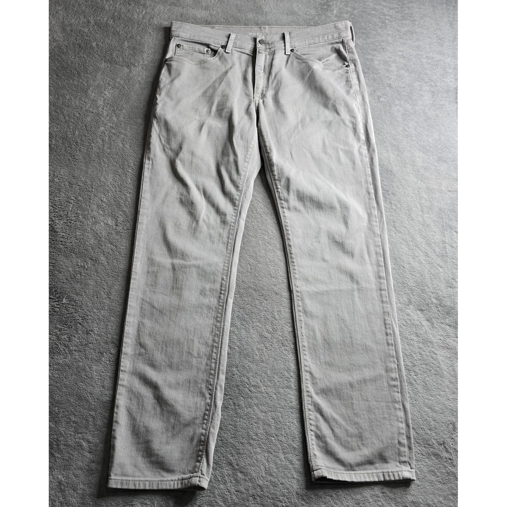 Mott and Bow Mercer Slim Jeans Mens 33x30 Gray Casual Breathable Stretch Denim